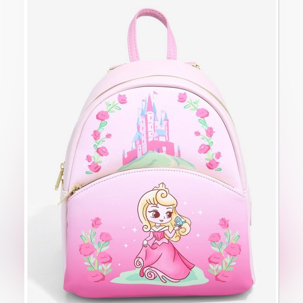 Loungefly Disney Sleeping Beauty Chibi Aurora Mini Backpack